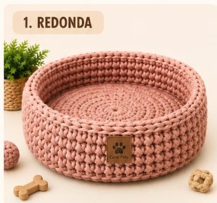 Diseño 1: Cama Redonda de Trapillo CamiPets